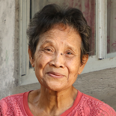 Nenita, Unbound sponsored elder and CCI patient